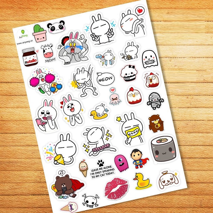 Hình Sticker Cute | Mẫu Sticker Dễ Thương [ Top 100+ Mẫu]