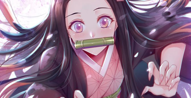 Hình nền đẹp, Anime, Kamado Nezuko 23 Tháng chín 2024