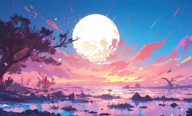 Anime Landscape Images - Free Download on Freepik