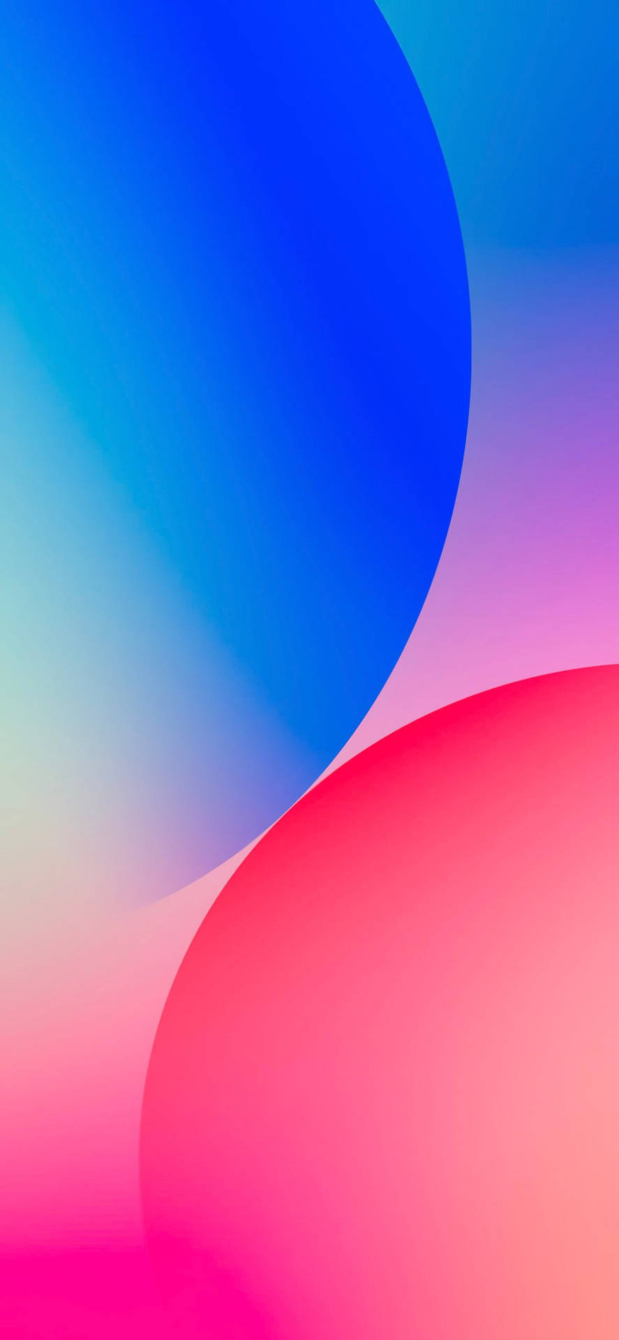 Download Blue And Red Bubbles Ios 16 Wallpaper | Wallpapers.com