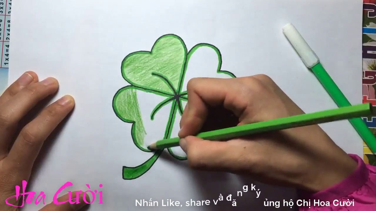 Cỏ 4 lá may mắn đầy ý nghĩa - Grassy four lucky leaves full of meaning - hoa cười