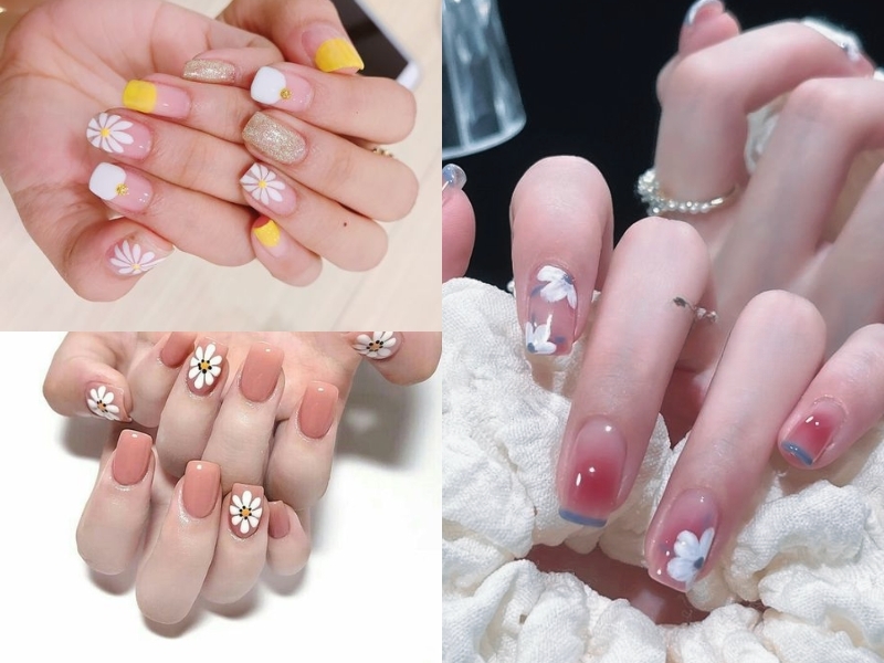 Gợi ý mẫu nail nhẹ nhàng nữ tính dành cho nàng