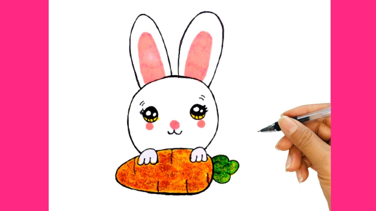 Hướng dẫn vẽ CON THỎ - How to draw a Bunny Rabbit