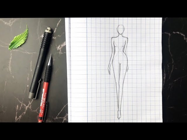 Cách Vẽ Dáng Người Đơn Giản 4phút ✨ how to draw a simple figure in 4  minutes